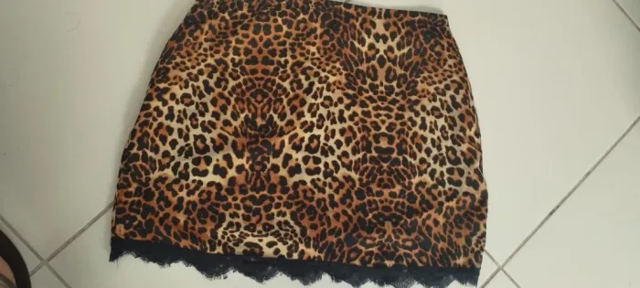 Mini saia animal print 42