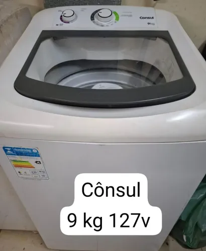 Máquina de lavar roupa 9 kg cônsul