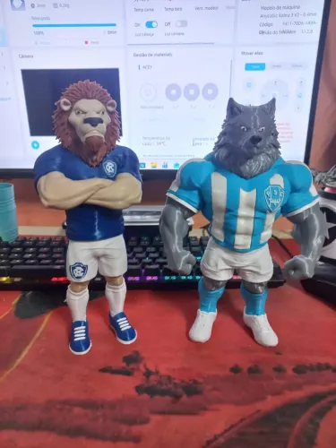 MASCOTE 3D DO REMO E PAYSANDU