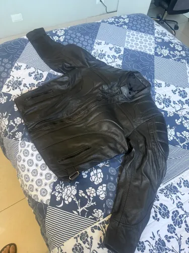 Jaqueta de couro