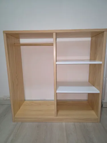 Mini Closet montessoriano natural/branco
