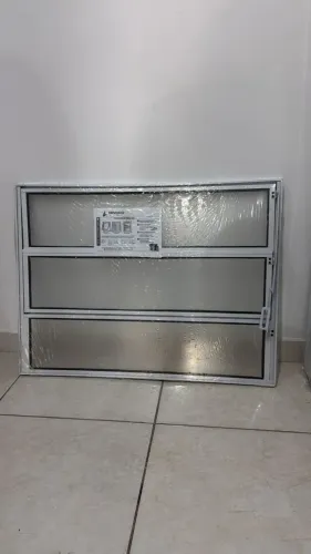 VITRÔ DE ALUMÍNIO BASCULANTE - BRANCO 0,60 x 0,80 - A PARTIR DE R$170