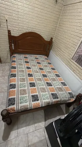 Cama de Casal Madeira Angelim Pedra 