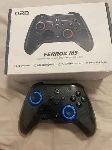 Controle GAMER QRD Ferrox M5 NOVO!