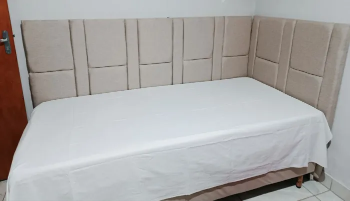 Cabeceira de cama solteiro.