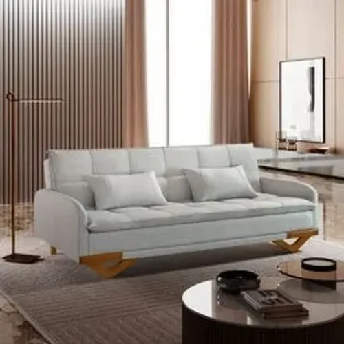 Sofá Cama 2,02m Linho - Oferta!!