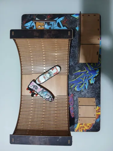 Pista de skate de dedo