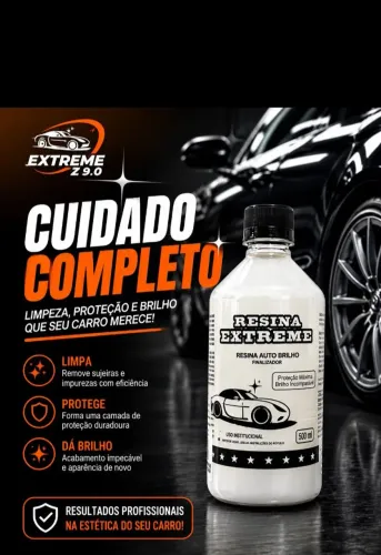 Resina extreme - auto brilho 500 ml