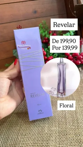 Colônia perfume natura feminino Revelar