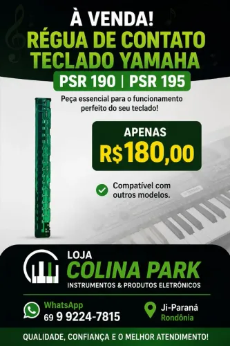 Régua de Contato Teclado Yamaha PSR 190 PSR 195