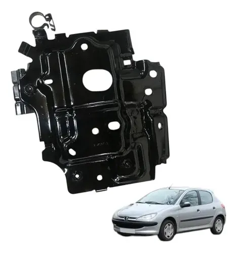 Suporte Base Bateria Peugeot 206 207 1.0 1.4 1999 2007 2014 Peça 1