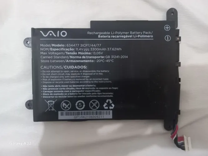 Bateria vaio FE15