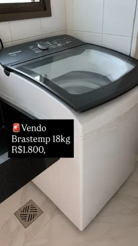 Máquina de Lavar 18kg Brastemp