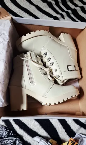 bota feminina off white 37
