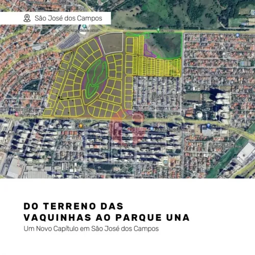 Terreno à Venda no Parque Una - Área das Vaquinhas - São José dos Campos - SP
