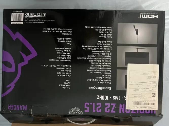 MONITOR MANCER 100Hz com caixa 