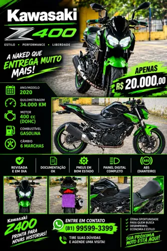 Kawazaki Z400 2020