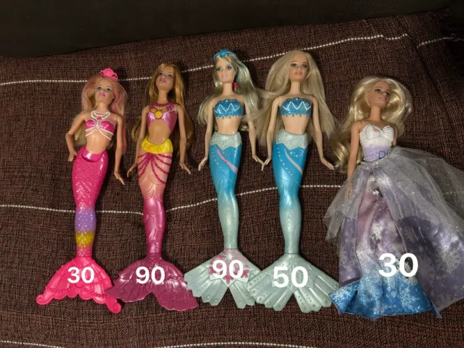 Barbie sereias e princesa