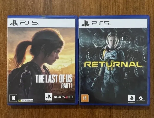 Combo PS5 The Last of Us Part I + Returnal (Mídia Física)