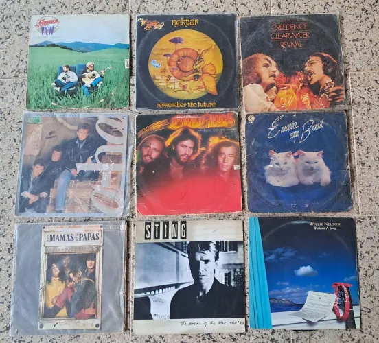 Lote LPs-VINIL Rock, Prog, Pop 