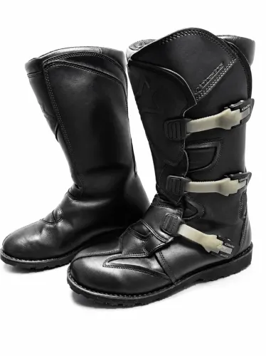 Bota moto Alpinestars Scout preta Dual Sport Touring 42