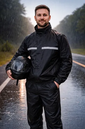 Capa de chuva motoqueiro (Conjunto jaqueta e calça)