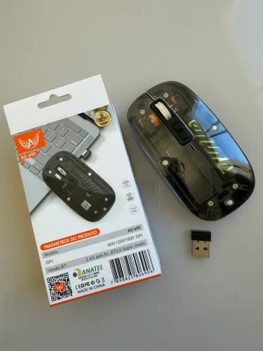 Mouse Sem Fio Recarregavel