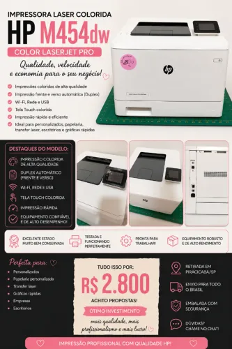 Impressora Laser colorida