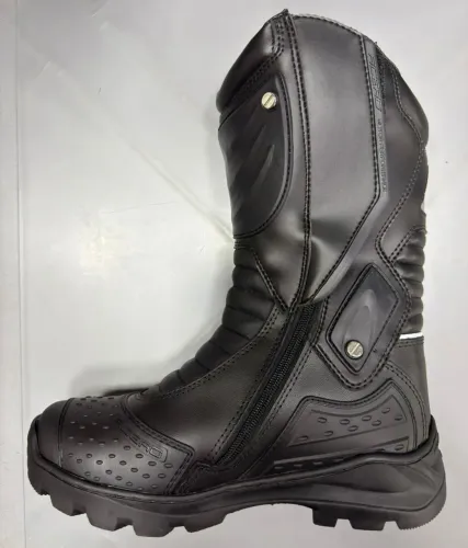 Bota tática cano alto motoqueiro 