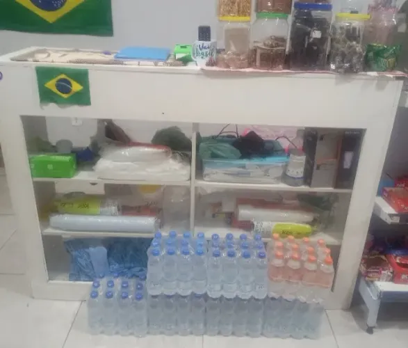 Balcão expositor de loja