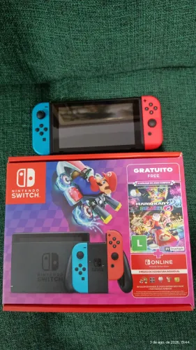 Nintendo Switch Completo V2 + Acessórios + Pro Controle