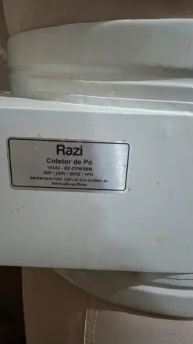 COLETOR DE PÓ RAZI MODELO RZ-CPW3BM 3CV