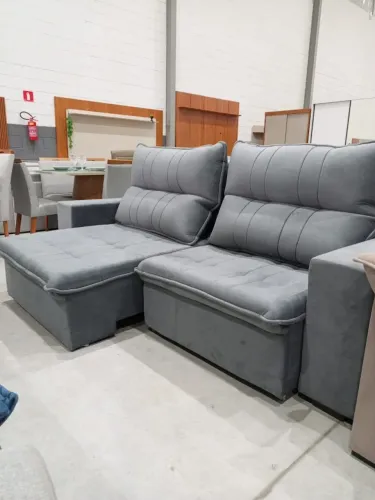 SOFÁ RETRÁTIL E RECLINÁVEL 2.00 (NOVO)