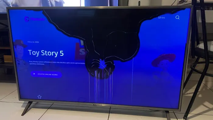 TV LG Smart 4K 50? 50UK6520PSA - Tela Quebrada - Para Retirada de Peças