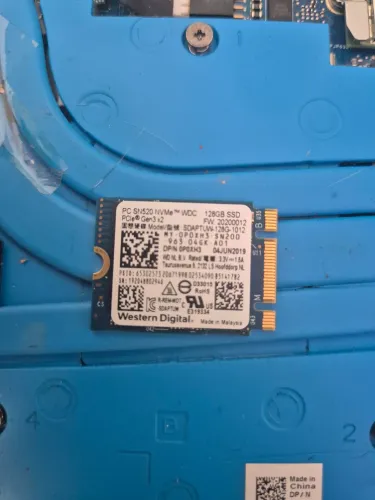 SSD NVME gen 3x2 128Gb