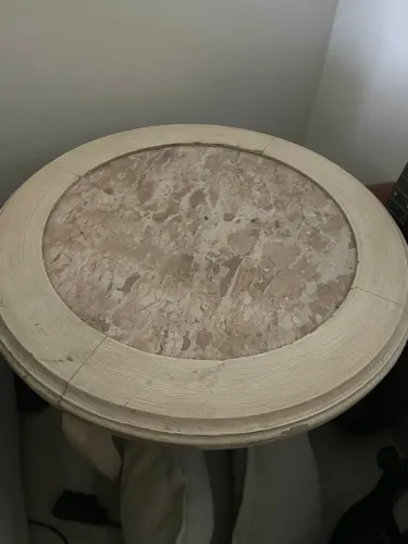 Conjunto de mesa de centro e mesa de canto