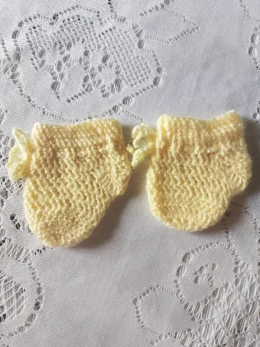 Meias de tricô para recém nascido