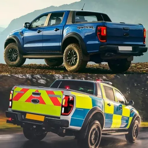 Lanterna Led Traseira Fumê Ford Ranger Raptor 2013 A 2023