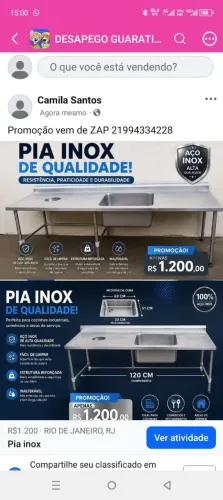 Pia inox