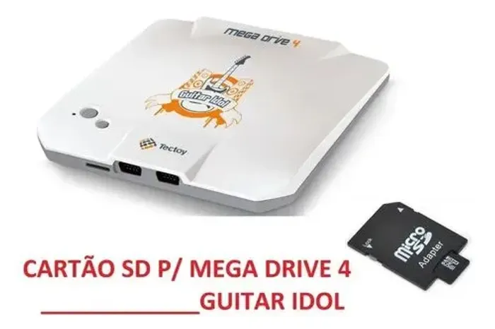 Cartão SD mega drive 4 guitar idol 