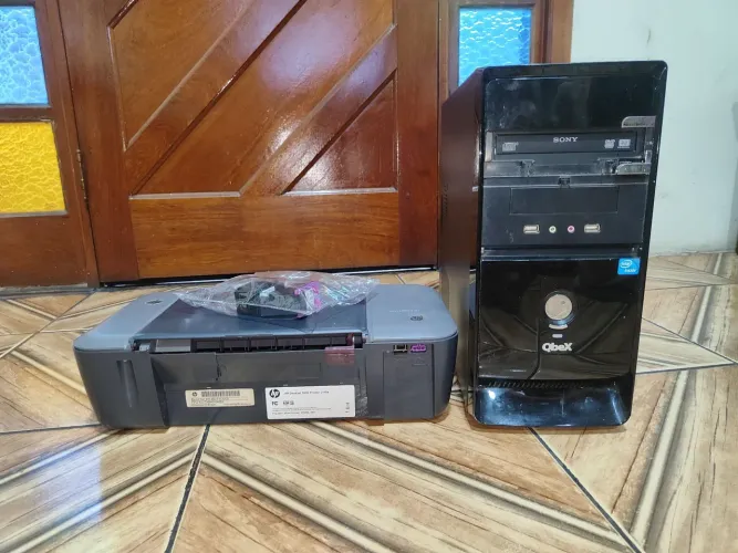 PC COMPUTADOR + IMPRESSORA DESKJET