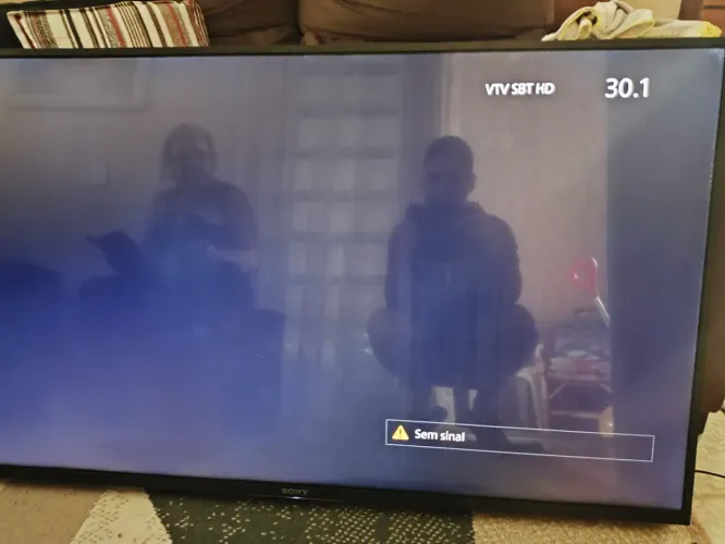 Smart tv Sony bravia com defeito.