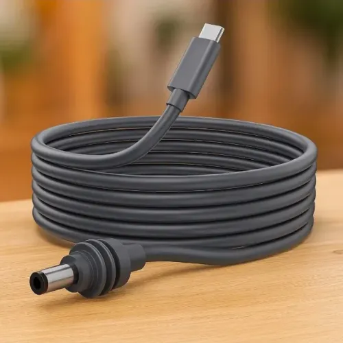 Cabo Carregador Usb-c Tipo C Para Starlink Mini 2m Prova Dágua 65w-100w Powerbank Cinza