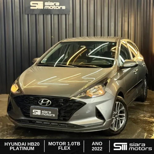 Hyundai HB20 Platinum 1.0 TB Flex 12V AUT 2022