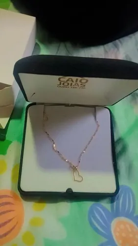 Cordão em ouro 18 com pingente 