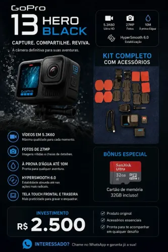 Gopro 13 hero Black