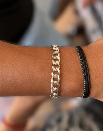 Pulseira Prata 925 10 mm