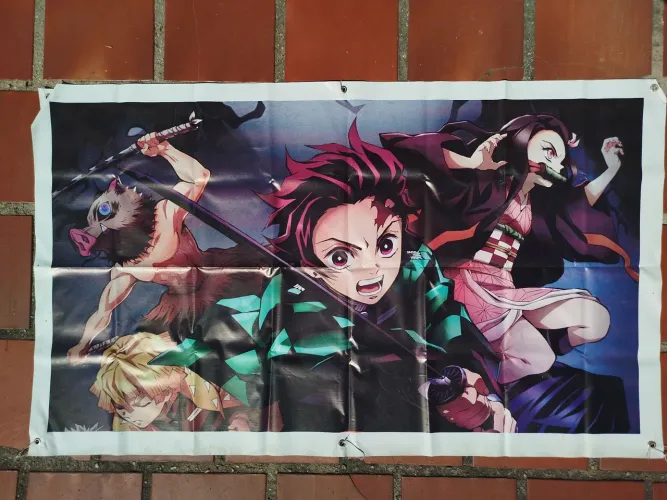 Lona banner DemonSlayer grande
