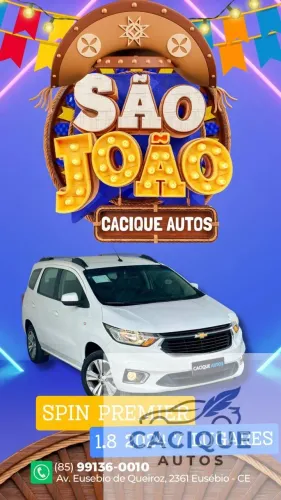 Chevrolet Spin Premier 1.8 8V Econo.flex 5P Aut. 2024