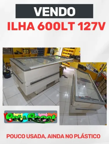 VENDO ILHA 600ltb POUQUÍSSIMAS USADA, AINDA ESTÁ COM O PLÁSTICO